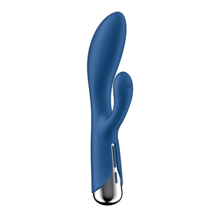 Vibrador Doble Estimulación Satisfyer Spinning Rabbit 1 Azul 0 Vibrador Doble Estimulación Satisfyer Spinning Rabbit 1 Azul 0