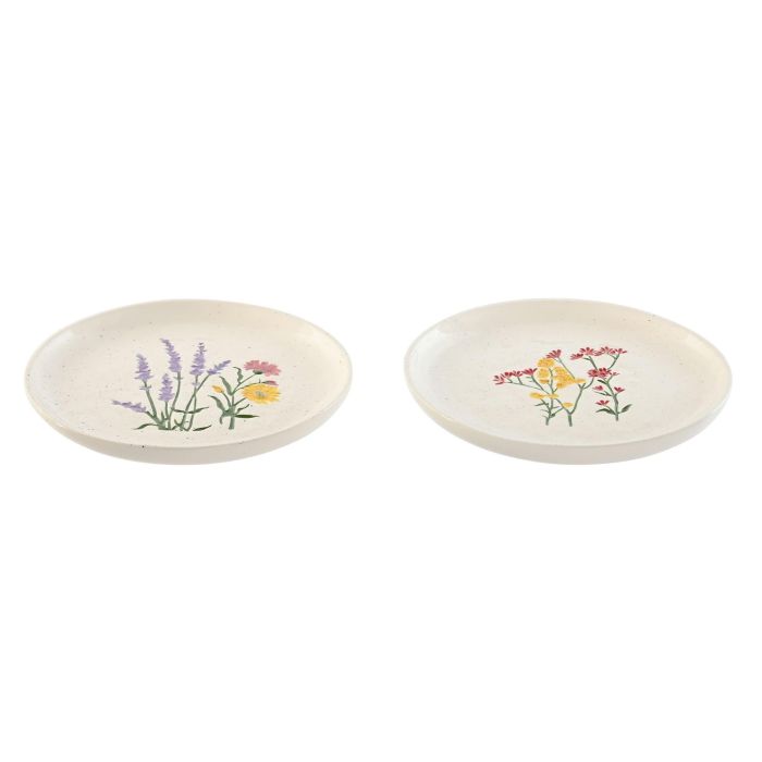 Plato Shabby DKD Home Decor Multicolor 20 x 2 x 20 cm (6 Unidades) 1 Plato Shabby DKD Home Decor Multicolor 20 x 2 x 20 cm (6 Unidades) 1