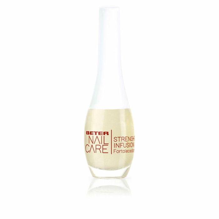 Beter Tratamiento Uñas Fortalecedor Rehidratante con Filtro UV, Arginina, Árbol de Té y Hexanal para Uñas Débiles 11ml