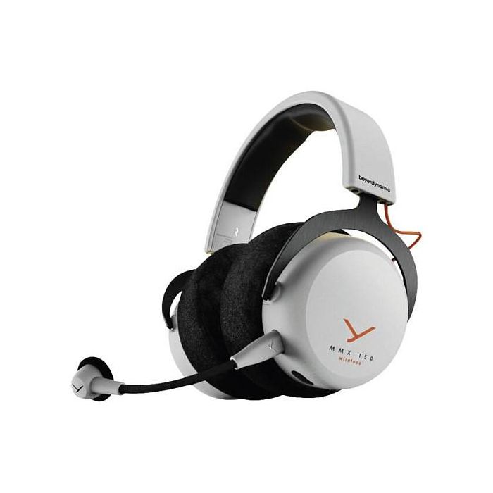 Beyerdynamic MMX 150 Gaming Headset Inalámbrico y Alámbrico, Bluetooth 5.3, Auriculares Supraaurales con Micrófono Boom, Color Blanco