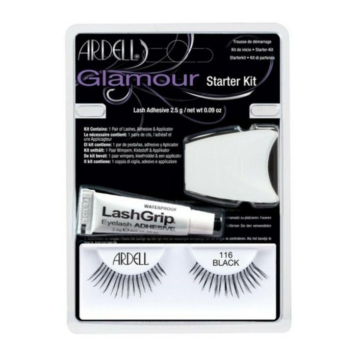 Ardell Kit Iniciacion Glamour #101-Demi Black Lote