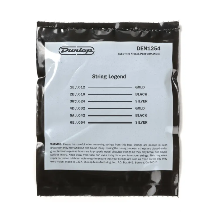 Dunlop Cuerdas Guitarra Eléctrica Níquel 12-54 2