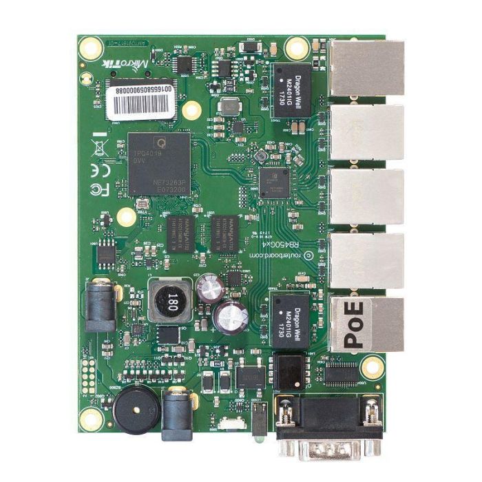 Mikrotik RB450Gx4 Router Gigabit Ethernet Verde, Procesador 716 MHz, 1024 MB RAM 0 Mikrotik RB450Gx4 Router Gigabit Ethernet Verde, Procesador 716 MHz, 1024 MB RAM 0