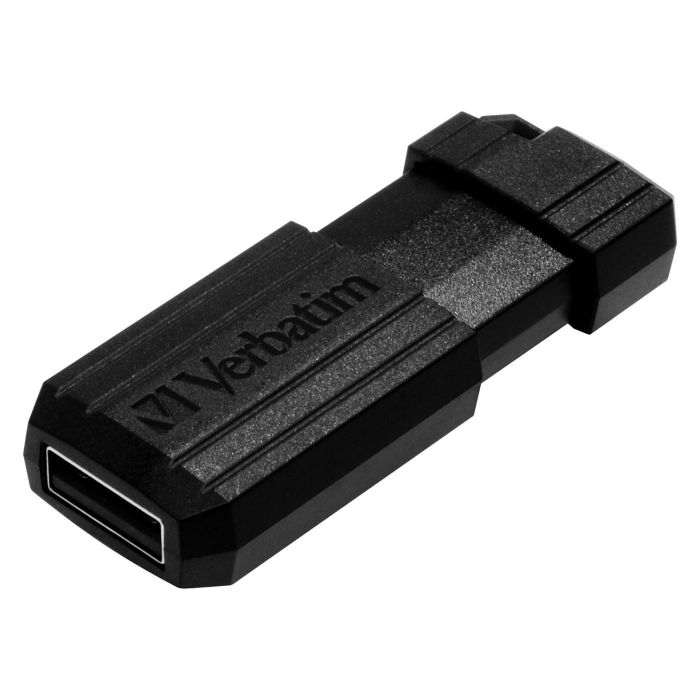 Verbatim Pendrive Store'N'Go Pinstripe 8GB USB 2.0 Negro Retráctil