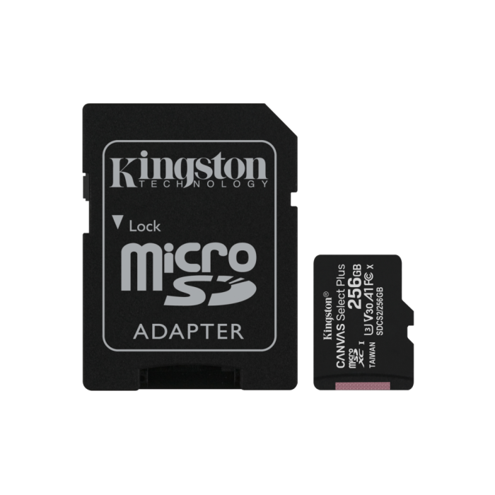 KINGSTON MicroSD XC 256GB / Class 10 / Adaptador SD