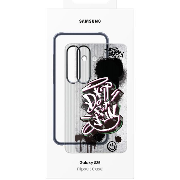Samsung Flipsuit Rugged Case para Galaxy S25, Negro 9