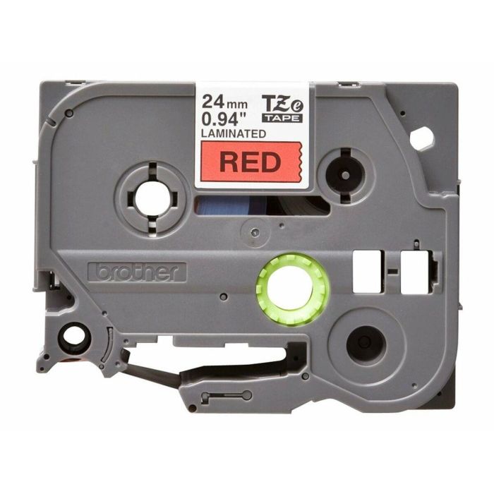 Brother TZe-451 Cinta de Etiquetar Negra sobre Roja - Ancho 24mm 1