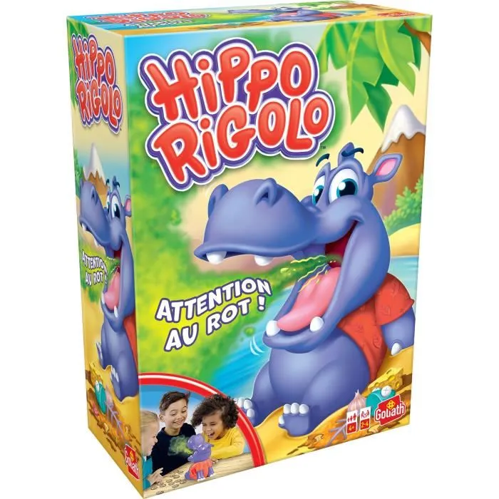 Goliath Hippo Rigolo Juego de Fiesta GOL8720077297210 0 Goliath Hippo Rigolo Juego de Fiesta GOL8720077297210 0
