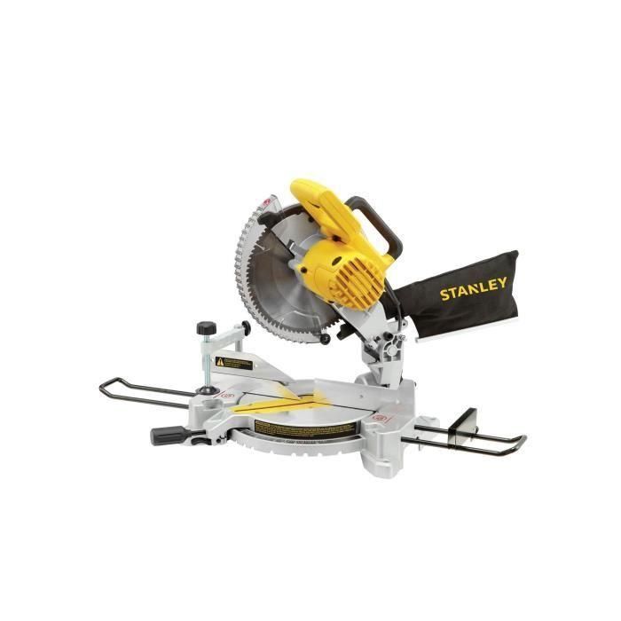 Stanley Fatmax SM1650-QS Sierra de Brazo Radial 254 mm, 1650 W, 4800 rpm, Diámetro Interior 30 mm 1