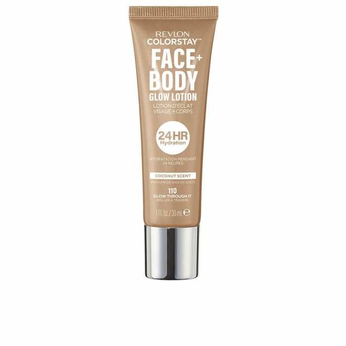 Revlon Mass Market Colorstay Face+ Body Glow Lotion #110-Glow Through It 30 mL Revlon Mass Market Colorstay Face+ Body Glow Lotion #110-Glow Through It 30 mL