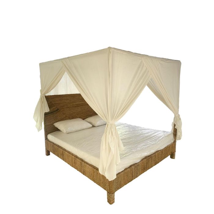 DKD Home Decor Banana 1c25 Cama de Fibra de Banana y Teca 188x198x209 cm 1 DKD Home Decor Banana 1c25 Cama de Fibra de Banana y Teca 188x198x209 cm 1