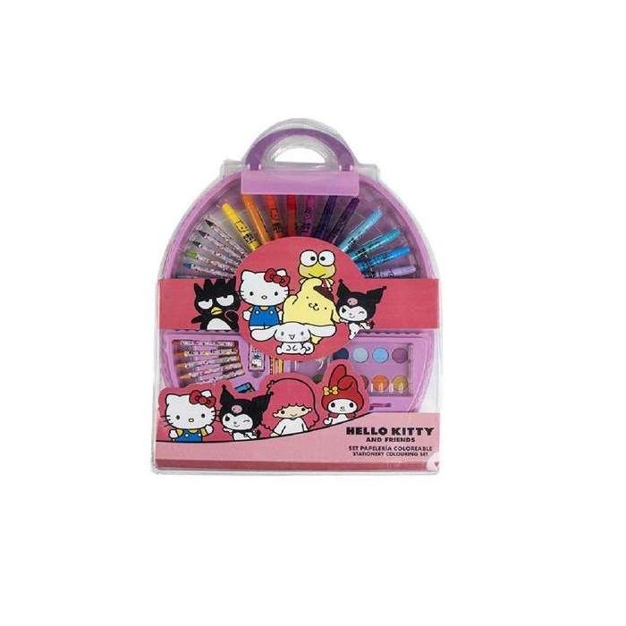 Set papelería coloreable 50 piezas hello kitty 41.0 x 58.0 x 3.0 cm Set papelería coloreable 50 piezas hello kitty 41.0 x 58.0 x 3.0 cm