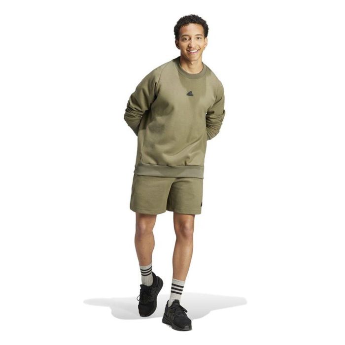 Sudadera sin Capucha Hombre Adidas Z.N.E. Marrón