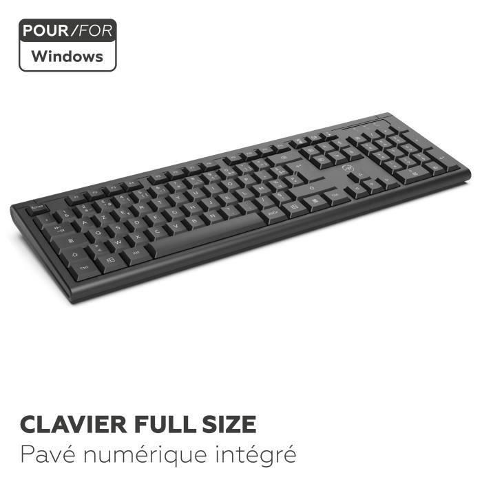 Conjunto de teclado y ratón - MOBILITY LAB - Alpha - Ergonómico - Inalámbrico - Teclado numérico integrado 3 Conjunto de teclado y ratón - MOBILITY LAB - Alpha - Ergonómico - Inalámbrico - Teclado numérico integrado 3