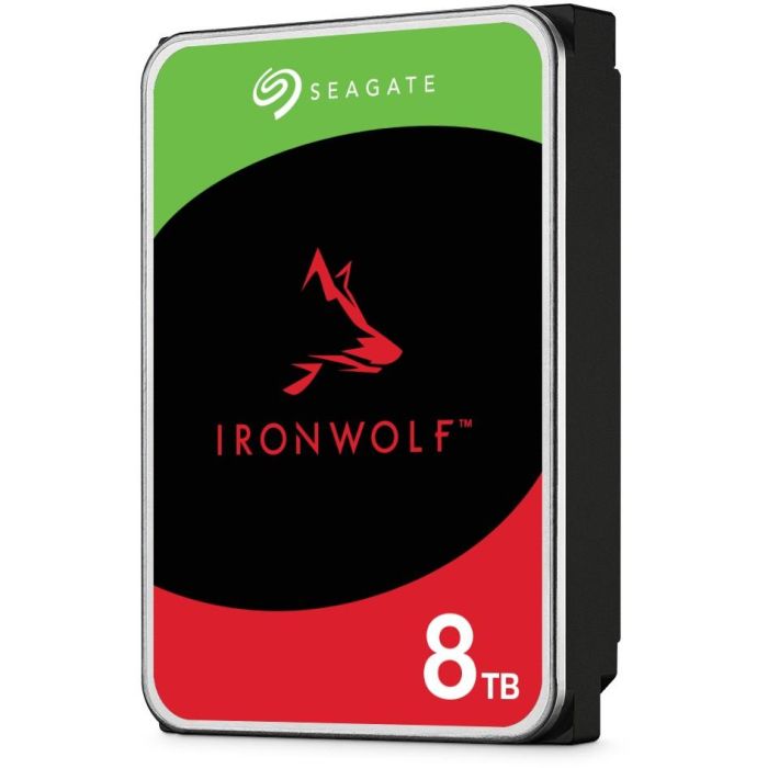 Seagate ST8000VN002 Disco Duro Interno IronWolf 8TB 5400 RPM 256MB 3.5" Serial ATA III para NAS 1