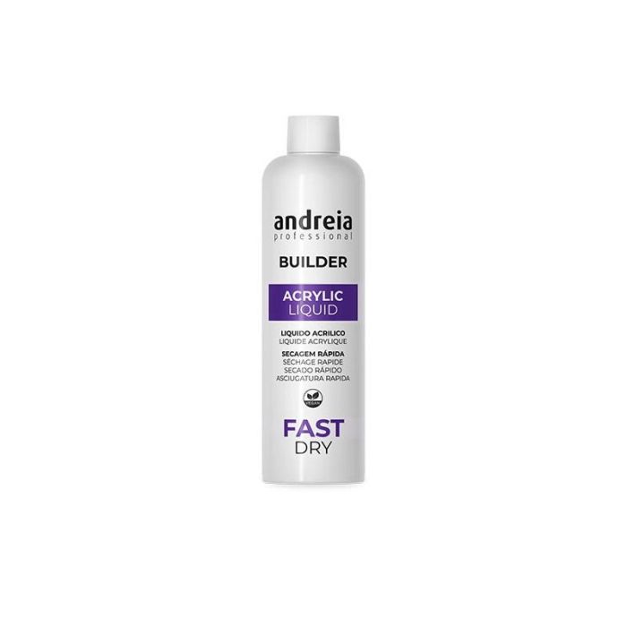 Andreia Líquido Acrílico de Secado Rápido para Uñas 100 mL – Ideal para Modelar con Polvo Acrílico