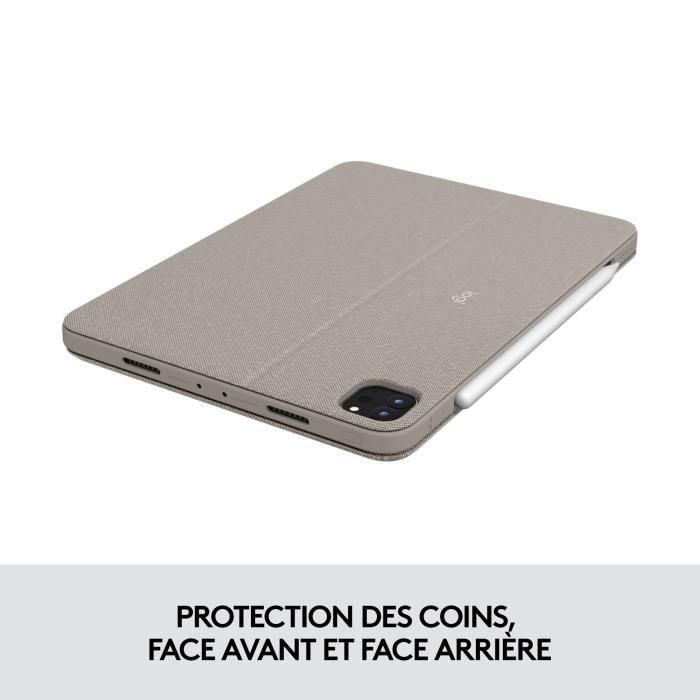Funda con Teclado Desmontable - LOGITECH - Combo Touch - Para iPad Pro de 11 pulgadas (1.ª, 2.ª, 3.ª y 4.ª generación) - Color Arena 2 Funda con Teclado Desmontable - LOGITECH - Combo Touch - Para iPad Pro de 11 pulgadas (1.ª, 2.ª, 3.ª y 4.ª generación) - Color Arena 2
