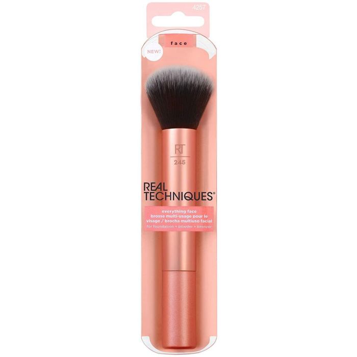 Real Techniques Brocha de Maquillaje EVERYTHING face brush para Base, Polvos y Bronceador, Cobertura Natural, Vegana, 1 Unidad 1 Real Techniques Brocha de Maquillaje EVERYTHING face brush para Base, Polvos y Bronceador, Cobertura Natural, Vegana, 1 Unidad 1
