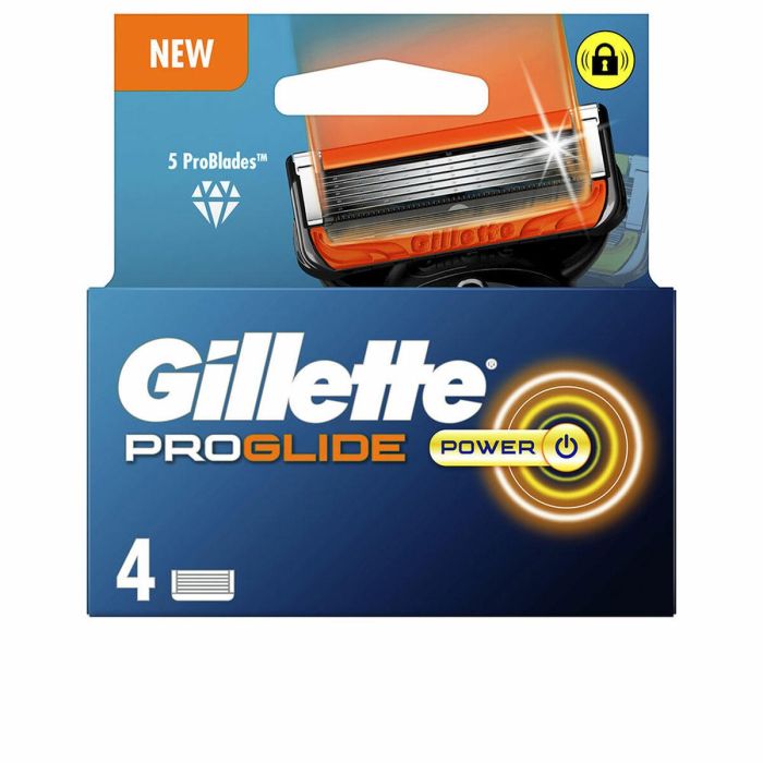 Gillette Fusion Proglide Power Cargador 4 Recambios