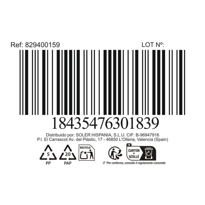 La Mediterranea Set de 3 Tazas de Café 8 Cl Napoli Lineal (24 Cajas) 3