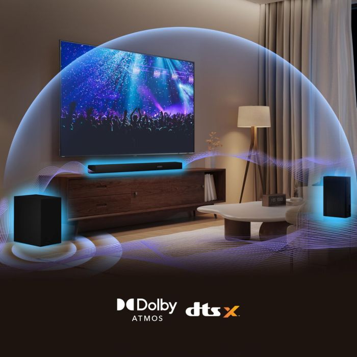 Barra de Sonido Hisense AX5100Q 580 W Negro 12 Barra de Sonido Hisense AX5100Q 580 W Negro 12