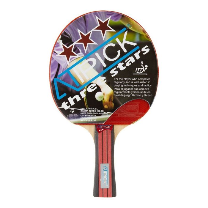 Raqueta de Ping Pong Atipick RQP40401 Principiantes Raqueta de Ping Pong Atipick RQP40401 Principiantes