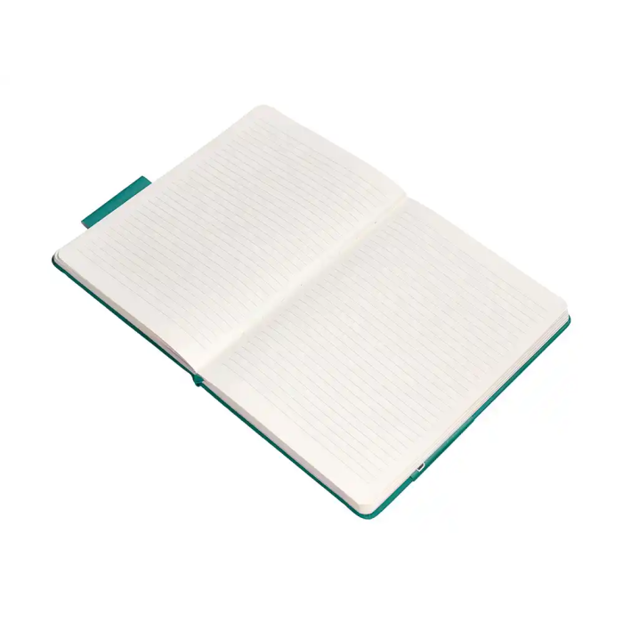 Antartik Cuaderno A4 Tapa Dura Hojas Rayas Verde Aguamarina 100 Hojas 80gr FSC 8