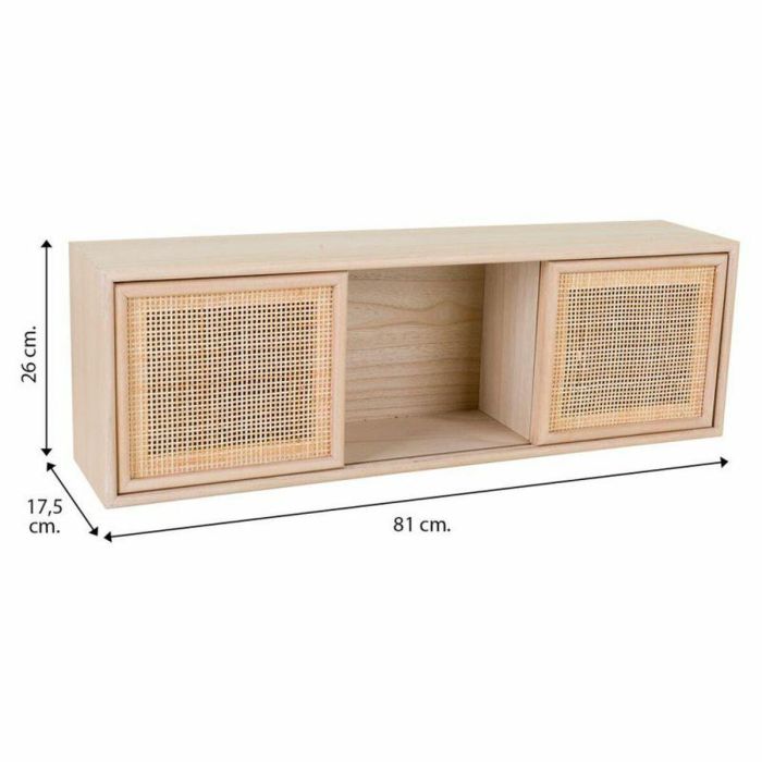 Estante Alexandra House Living Natural Madera MDF 26 x 17 x 81 cm 1