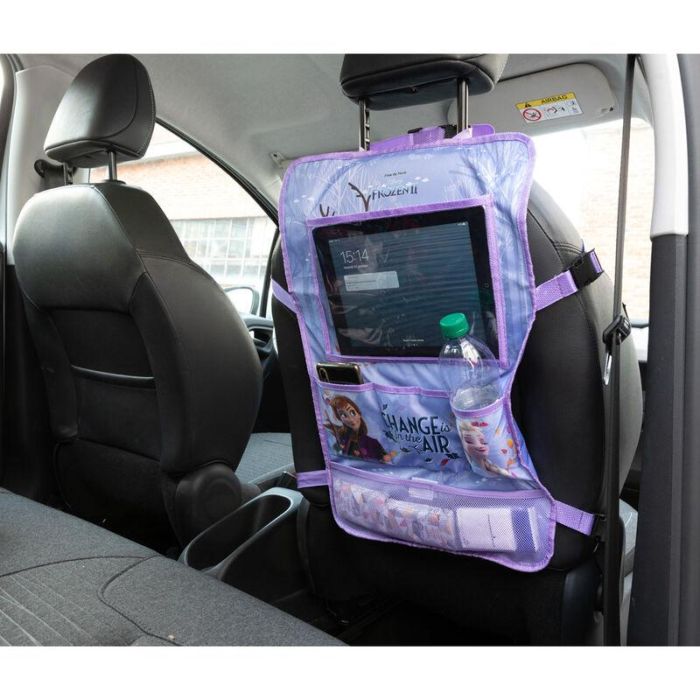 Disney Frozen CZ10273 Organizador de Coche para Asiento Trasero con 6 Bolsillos y Soporte para Tablet 10 pulgadas 36x58cm 3 Disney Frozen CZ10273 Organizador de Coche para Asiento Trasero con 6 Bolsillos y Soporte para Tablet 10 pulgadas 36x58cm 3