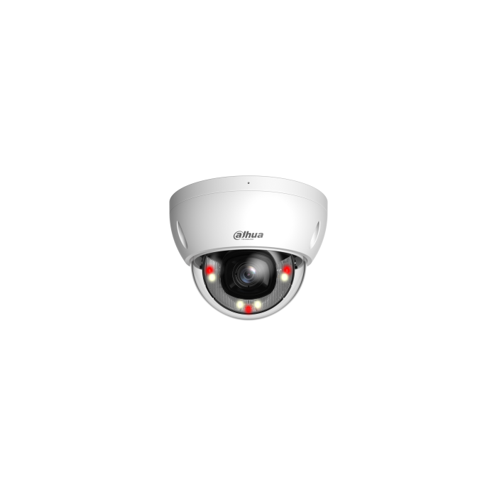 Dahua DH-IPC-HDBW2449EP-S-IL-0280B Cámara IP Domo Antivandálica 4MP Starlight Lente 2.8mm IP67 IK10 WizSense 1