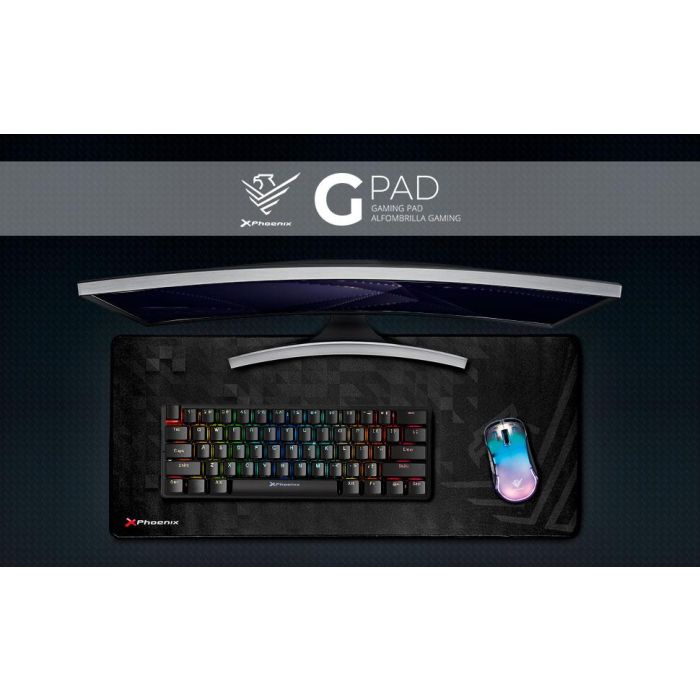 Phoenix Technologies GPAD-XL Alfombrilla Gaming Anti-deslizante con Diseño Exclusivo 1