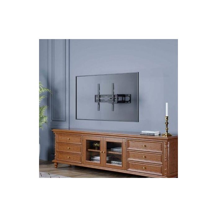 AISENS - SOPORTE ECO GIRATORIO, INCLINABLE Y NIVELABLE PARA MONITOR/TV 40KG DE 32-70, NEGRO 3