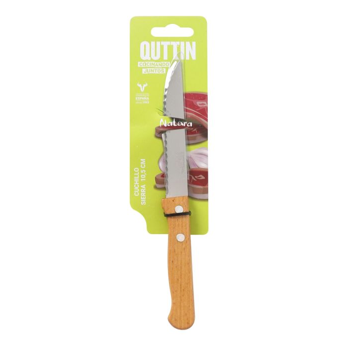 Cuchillo Sierra Multiusos 10.5 cm Natura - Quttin (60 Unidades) 1 Cuchillo Sierra Multiusos 10.5 cm Natura - Quttin (60 Unidades) 1