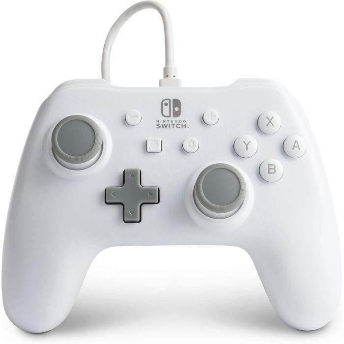 Mando Con Cable Nintendo Switch Blanco POWER A 1517033-01