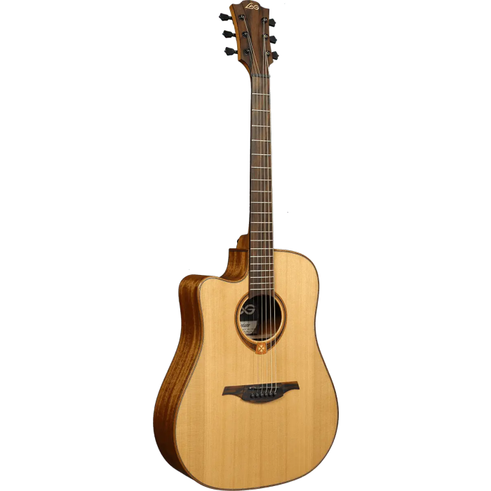 LAG Tramontane 118 Guitarra Acústica Electroacústica Dreadnought Cutaway A/E Natural (Zurdos) 1