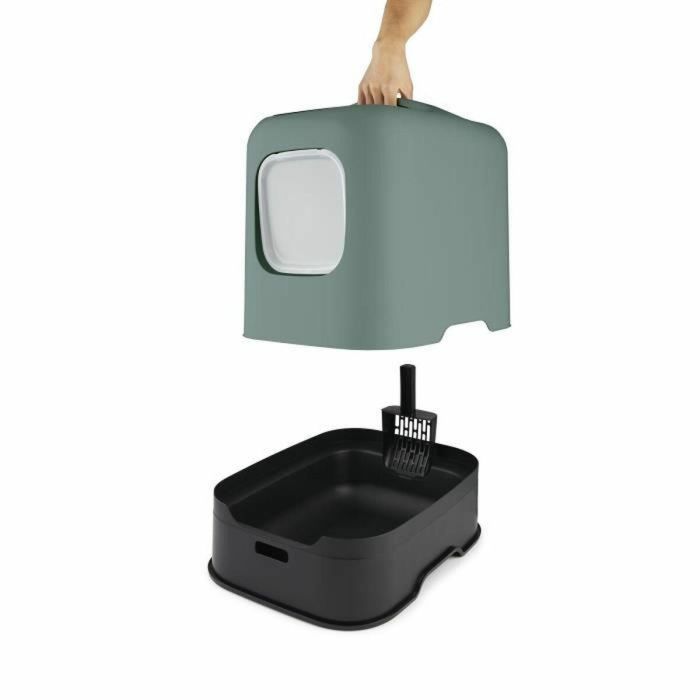 Arenero para Gatos Rotho Biala Verde Plástico 51 x 39,5 x 44,3 cm 4 Arenero para Gatos Rotho Biala Verde Plástico 51 x 39,5 x 44,3 cm 4