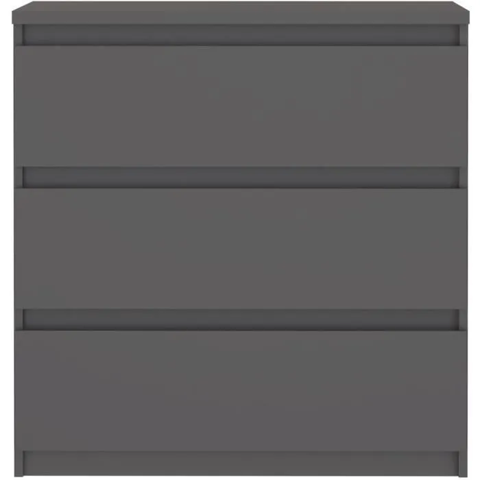 CHELSEA CHELSEA K23U27S Cómoda 3 cajones Antracita 77,2 x 42,2 x 79,9 cm 1