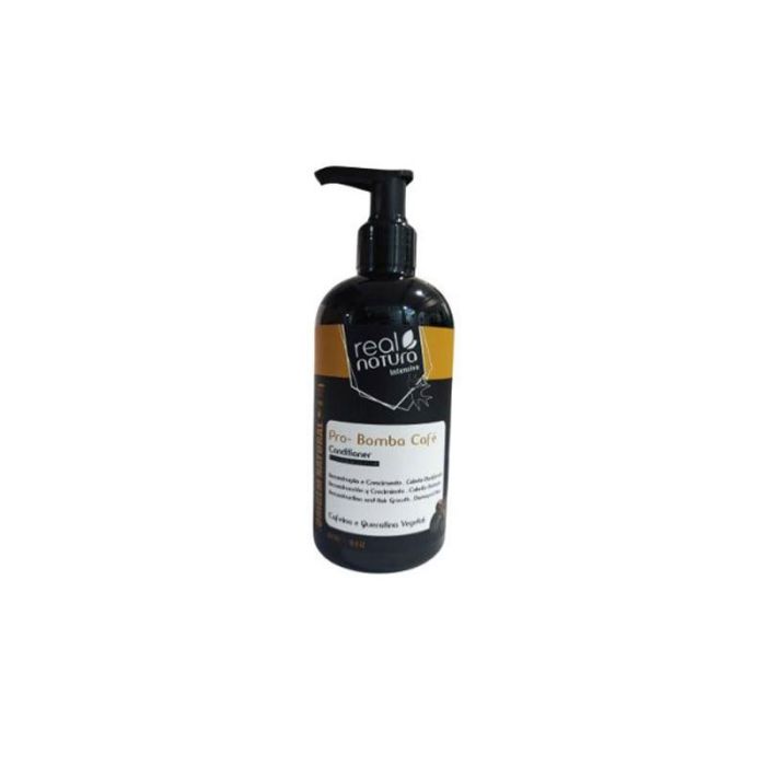 Real Natura Pro-Bomba Café Conditioner Acondicionador 300ml para Cabello Suave y Reparado