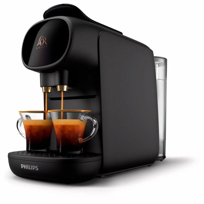 Cafetera de Cápsulas Philips L'Or Barista Sublime LM 9012/60/ Compatible cápsulas Nespresso y L'OR/ Negra