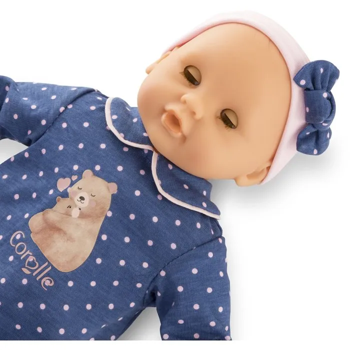 Corolle Muñeca Bebé Baby Cuddles Capucine con Osito de Peluche 30 cm COR4062013100913 para Edad a partir de 18 Meses