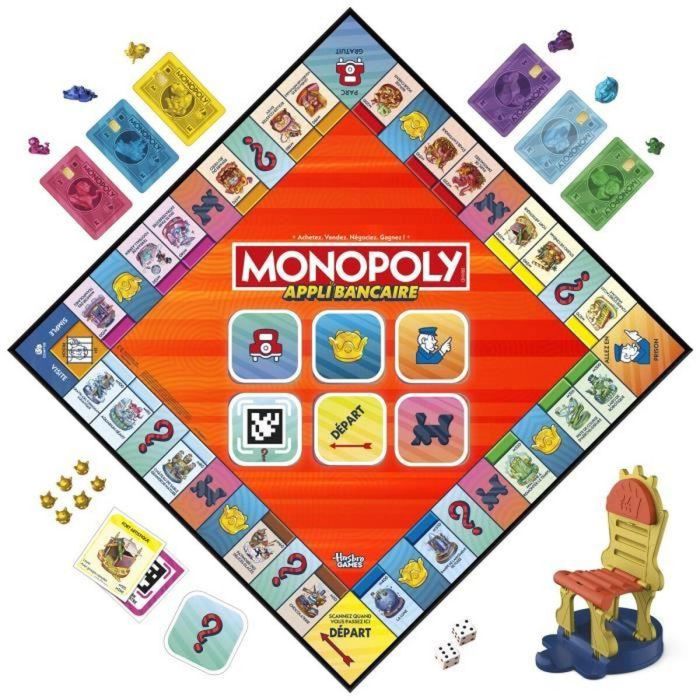 Juego de Mesa Monopoly Monopoly Appli Bancaire 4 Juego de Mesa Monopoly Monopoly Appli Bancaire 4
