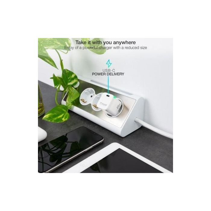 TOOQ CARGADOR DE PARED USB-C PD 20W 3 TOOQ CARGADOR DE PARED USB-C PD 20W 3