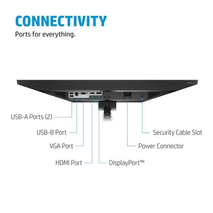 HP 60.45cm (23.8") Full HD 1920 x 1080 IPS, 16:9, 250cd/m², 5ms, 178°/178°, 1000:1 12 HP 60.45cm (23.8") Full HD 1920 x 1080 IPS, 16:9, 250cd/m², 5ms, 178°/178°, 1000:1 12