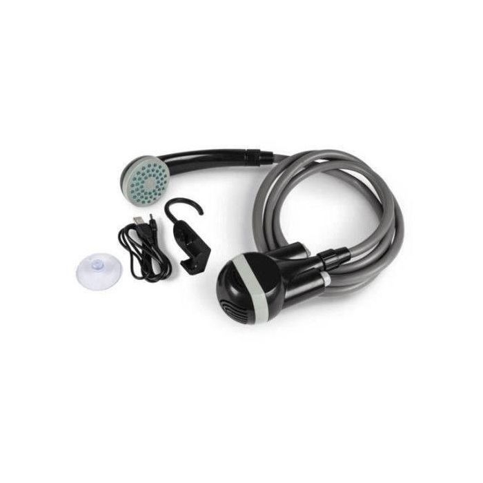 Ducha eléctrica - KAMPA - Power Shower - Batería recargable - Flexo 1,80 m - Negro 1 Ducha eléctrica - KAMPA - Power Shower - Batería recargable - Flexo 1,80 m - Negro 1
