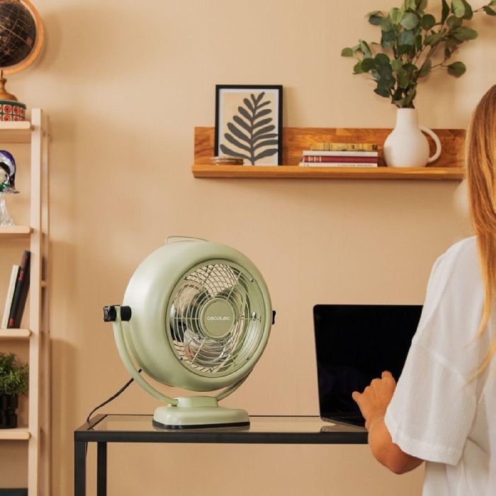 Ventilador de Sobremesa Cecotec EnergySilence 800 RetroDesk Verde 20 W 2