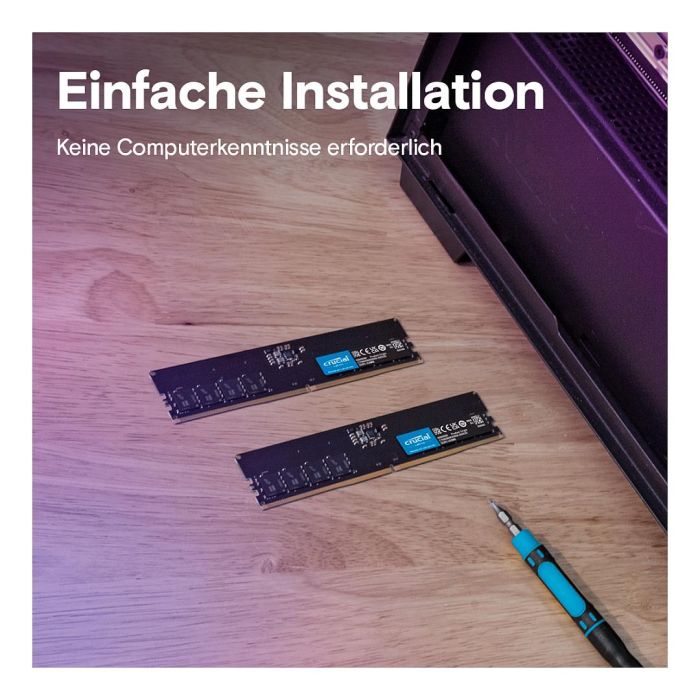 Crucial CT64G56C46U5 Memoria RAM DDR5 64GB 5600MHz CL46 para PC DIMM 5