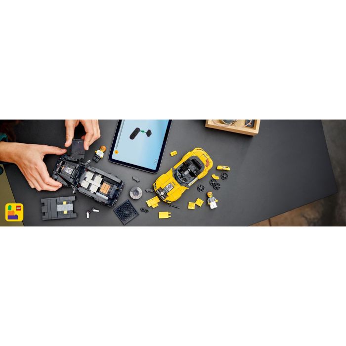 LEGO 76924 Speed Champions Mercedes-AMG G 63 y SL 63 - Pack Doble Coches de Juguete Construible Negro y Amarillo 6