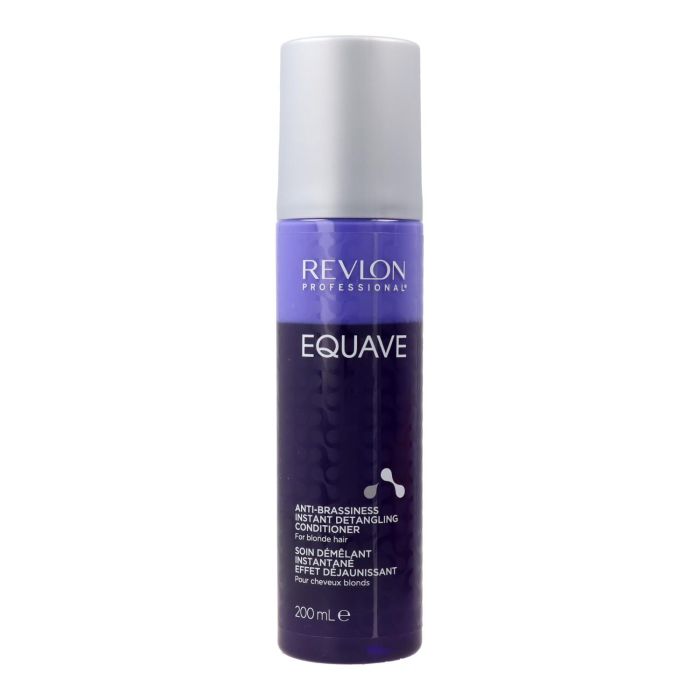 Revlon Equave Anti Brassiness Acondicionador Desenredante Instantáneo para Cabello Rubio 200 ml