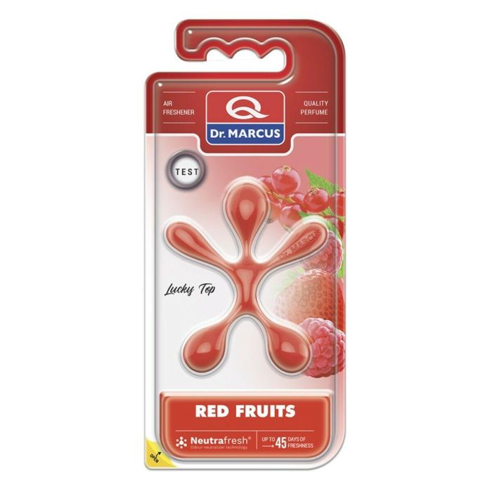 Ambientador para Coche Dr Marcus Lucky Top Frutos rojos Plástico Colgante (12 Unidades) 1 Ambientador para Coche Dr Marcus Lucky Top Frutos rojos Plástico Colgante (12 Unidades) 1