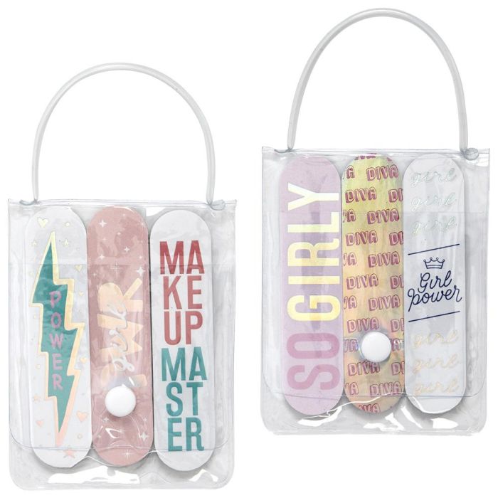 Cosmetic Club Juego De 3 Limas De Uñas Set So Girly / Make Up 2